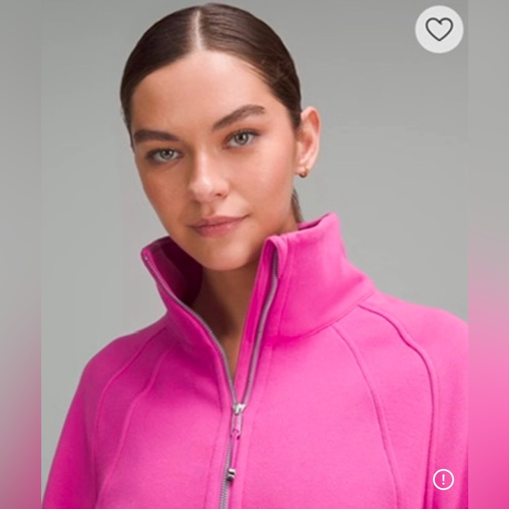 NWT Lululemon Scuba Oversized Funnel-Neck Half Zip in Pow Pink Tone Size XS/S - Picture 3 of 11